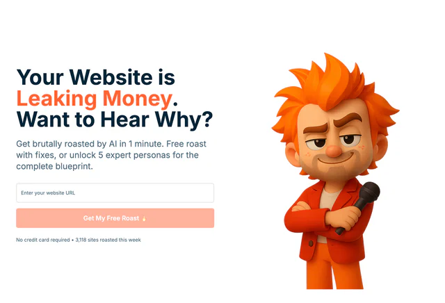 Website Roaster product